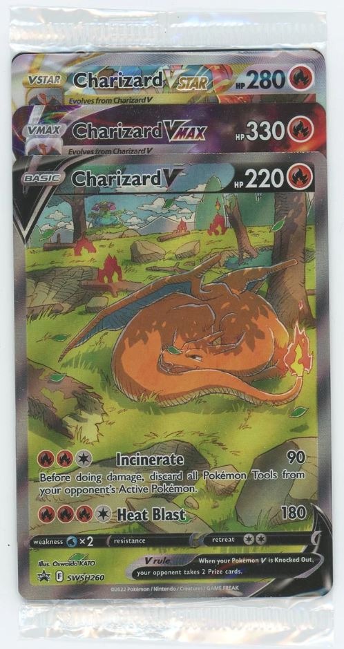 Charizard SWSH260 SWSH261 SWSH262 V VMAX VSTAR PROMO Ultra Premium  Collection UPC NEW Sealed Pokemon Card TCG Authentic Original