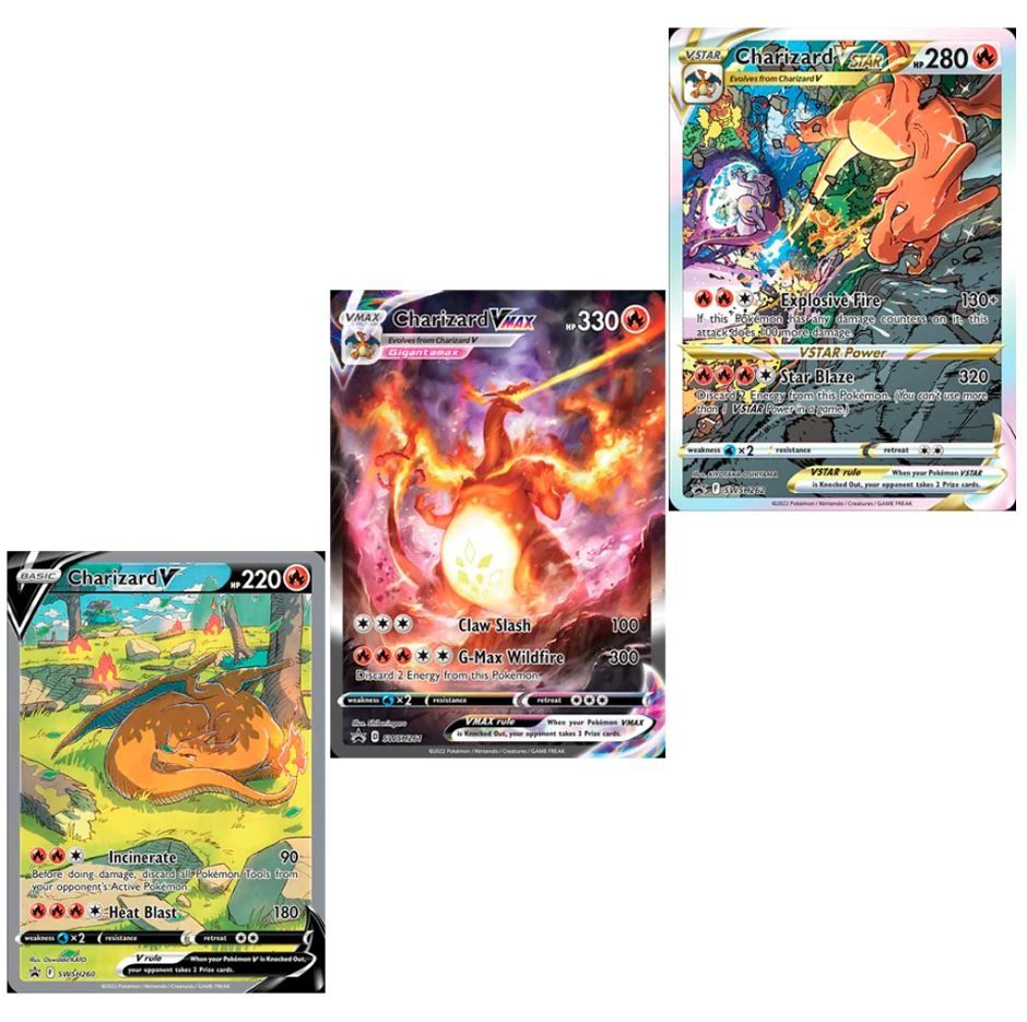 Charizard SWSH260 SWSH261 SWSH262 V VMAX VSTAR PROMO Ultra Premium  Collection UPC NEW Sealed Pokemon Card TCG Authentic Original