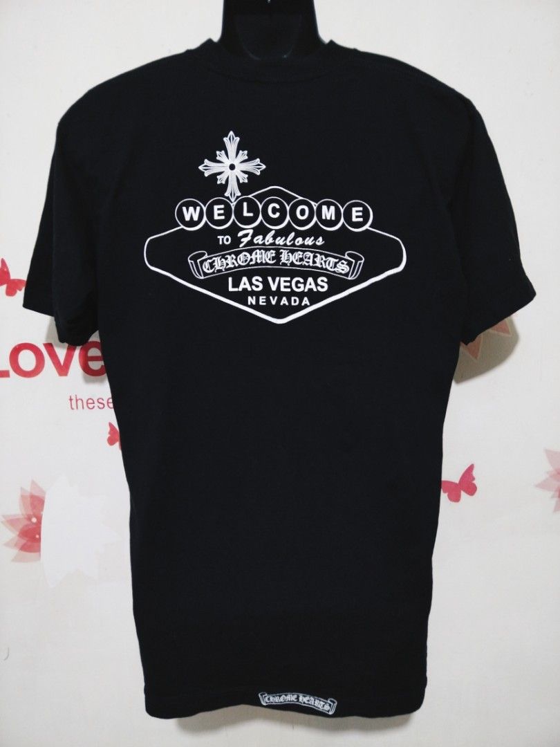 BRAND NEW 100% AUTHENTIC* Chrome Hearts Las Vegas Sign T-Shirt