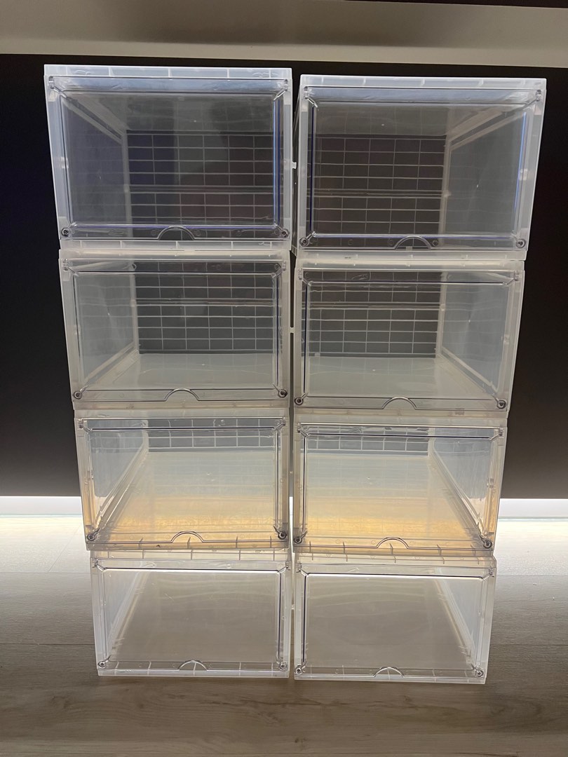 Clear Shoe Display Box, Furniture & Home Living, Home Improvement