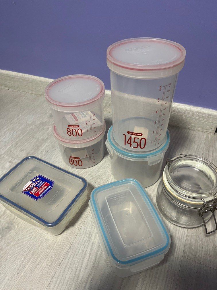 Containers Lock& lock / Unix ware / ikea containers, Furniture & Home