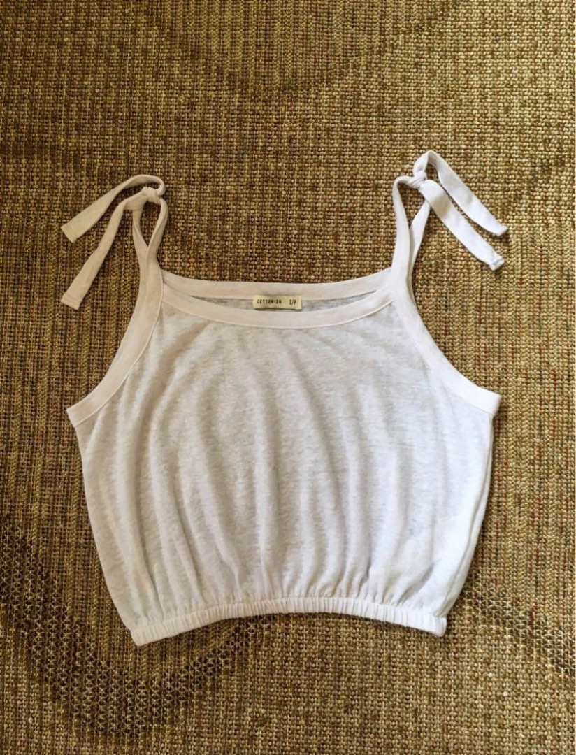 Cotton Seamless - Padded Spaghetti Top