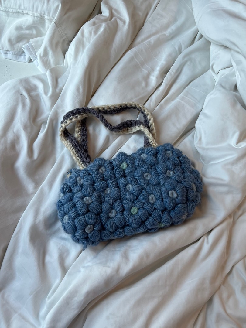 PREORDER, Crochet Bag, Crochet Tote Bag, Crochet Flower Bag, Y2K, Y2K  Fashion