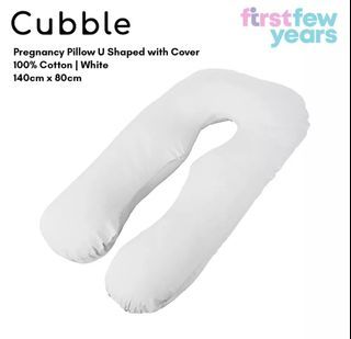 Cubble Pregnancy U Shaped Full Body Pillow with Removable Cover Cotton for Maternity, Pregnant, Nursing purposes