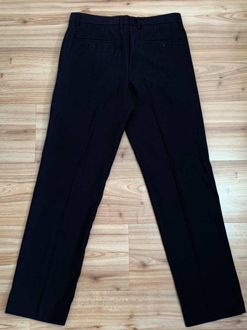 Dark Blue formal work pants, Men's Fashion, Bottoms, Trousers on Carousell