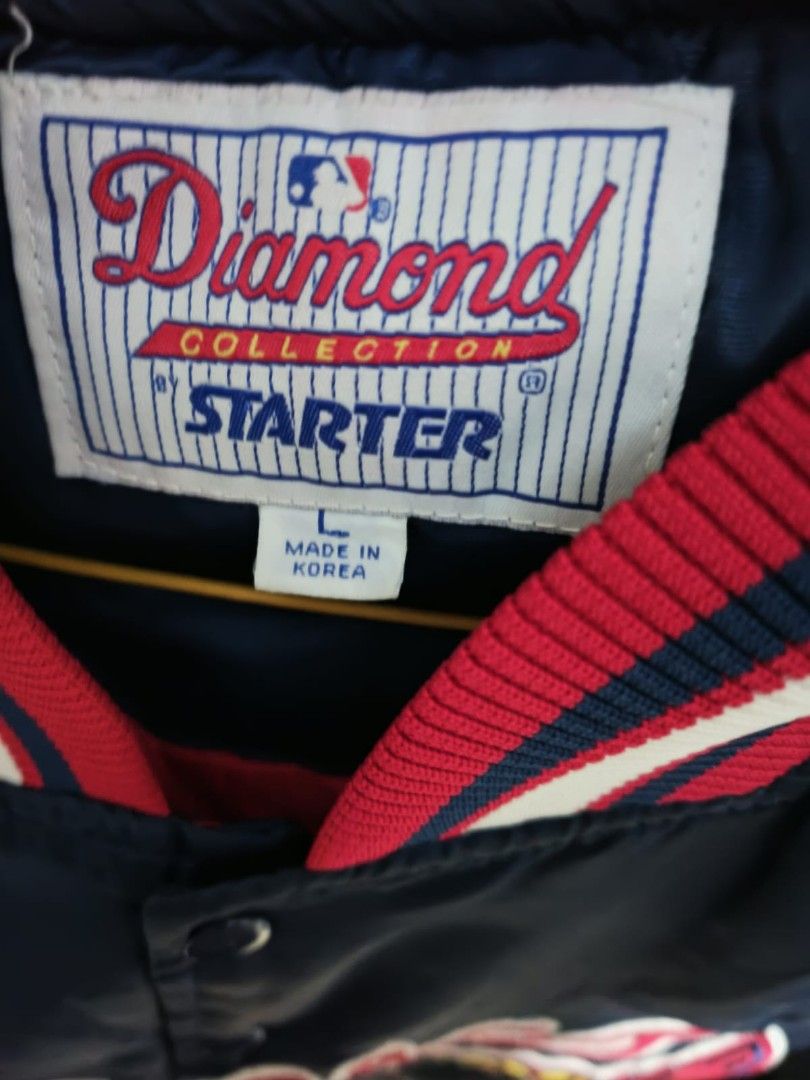 Vintage 80s Atlanta Braves Starter Diamond Jacket XL Baseball MLB  Embroidered, The Clothing Vault