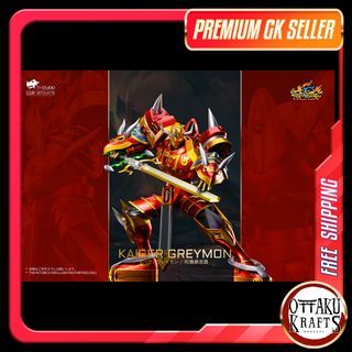 Digimon | Kaiser Greymon | T1 Studio | 【FREE Shipping - PO】GK Figurine | GK Figure | GK Statue | Anime Resin Collectible | Anime Resin Collectable | Wall Art Decor | Portrait