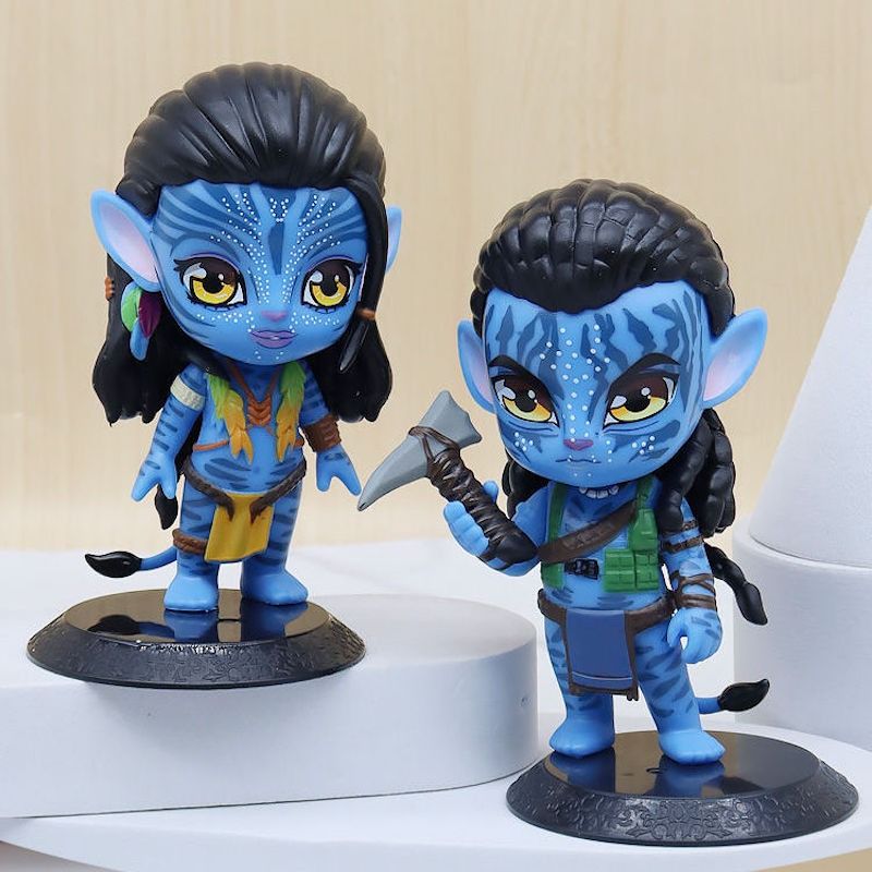 Disney Cartoon Anime Kawaii Avatar PVC 2pcs/set Action Figures 11.5cm ...