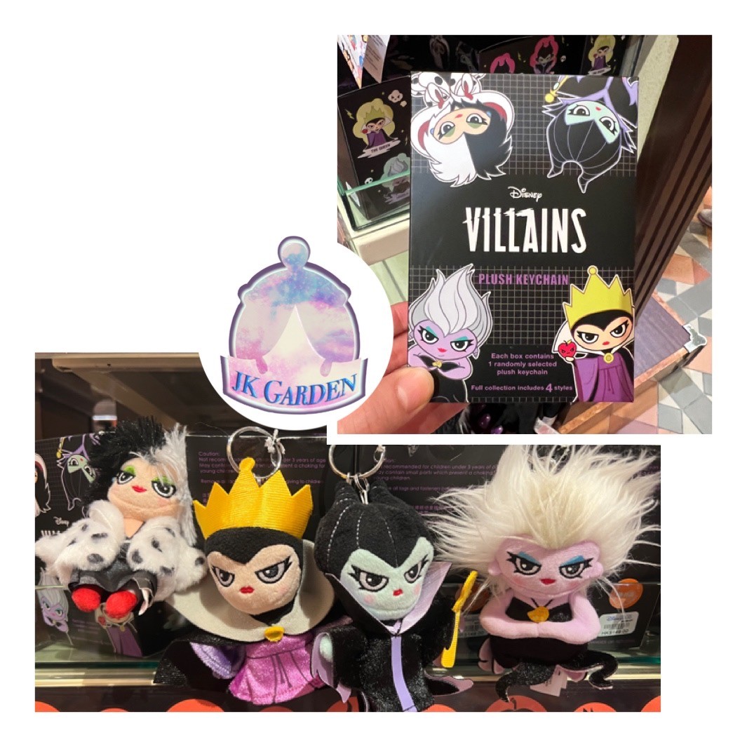 ［代購］迪士尼惡人鎖匙扣盲盒。Disney villains Cruella, Maleficent