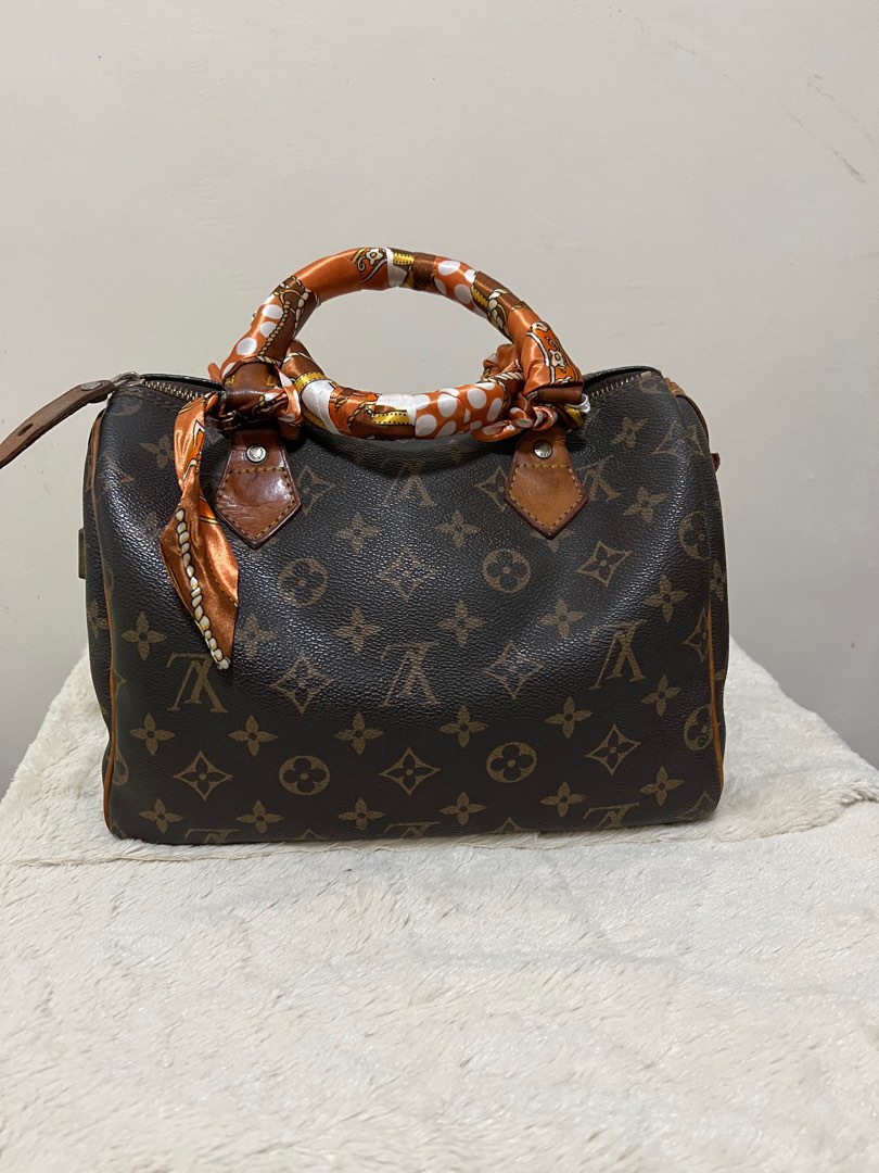 Louis Vuitton Monogram Canvas and Leather Speedy Doctor 25 Bag