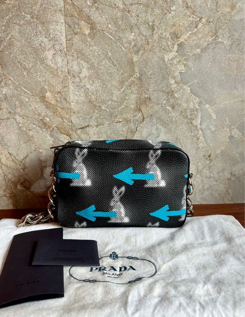 Prada camera top bag sale
