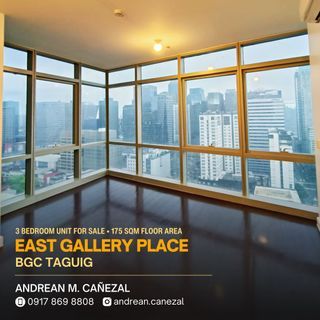 EAST GALLERY PLACE 3 BEDROOM FOR SALE at Taguig City