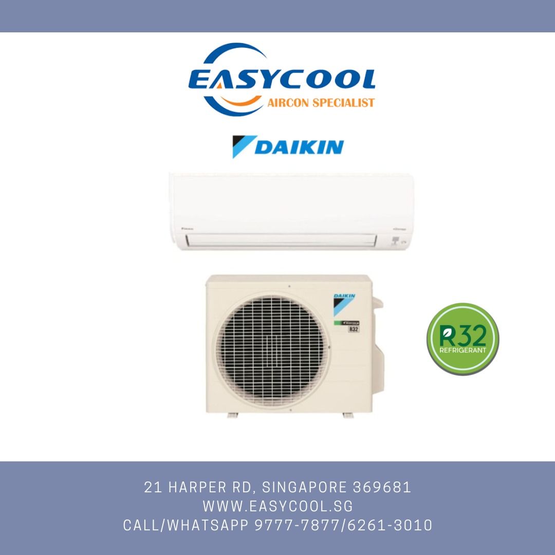 [EASYCOOL] Daikin System 1/2/3/4/5 R32 Installation/Replacement, TV ...