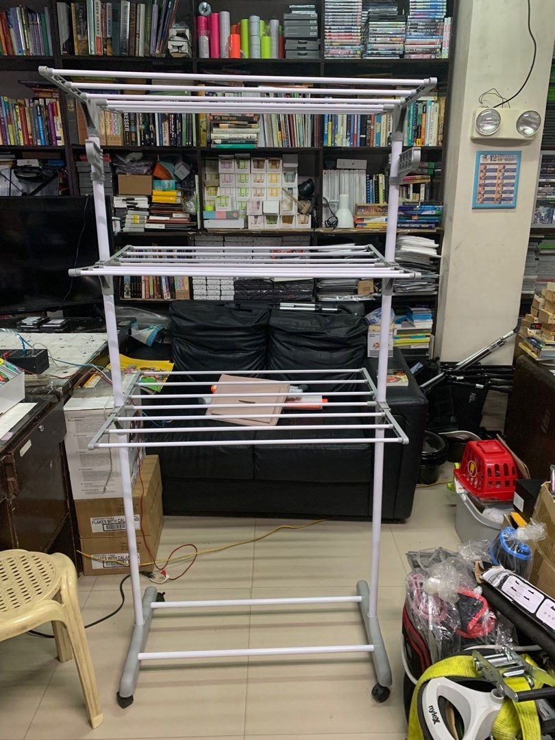 EasyHome Upright Clothes Airer Clothes Dryer Rack, Furniture & Home