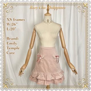 Emily Temple Cute Kawaii Coquette Casual Lolita Pink Skirt
