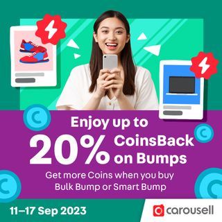 Enjoy up to 20% CoinsBack on Bumps!