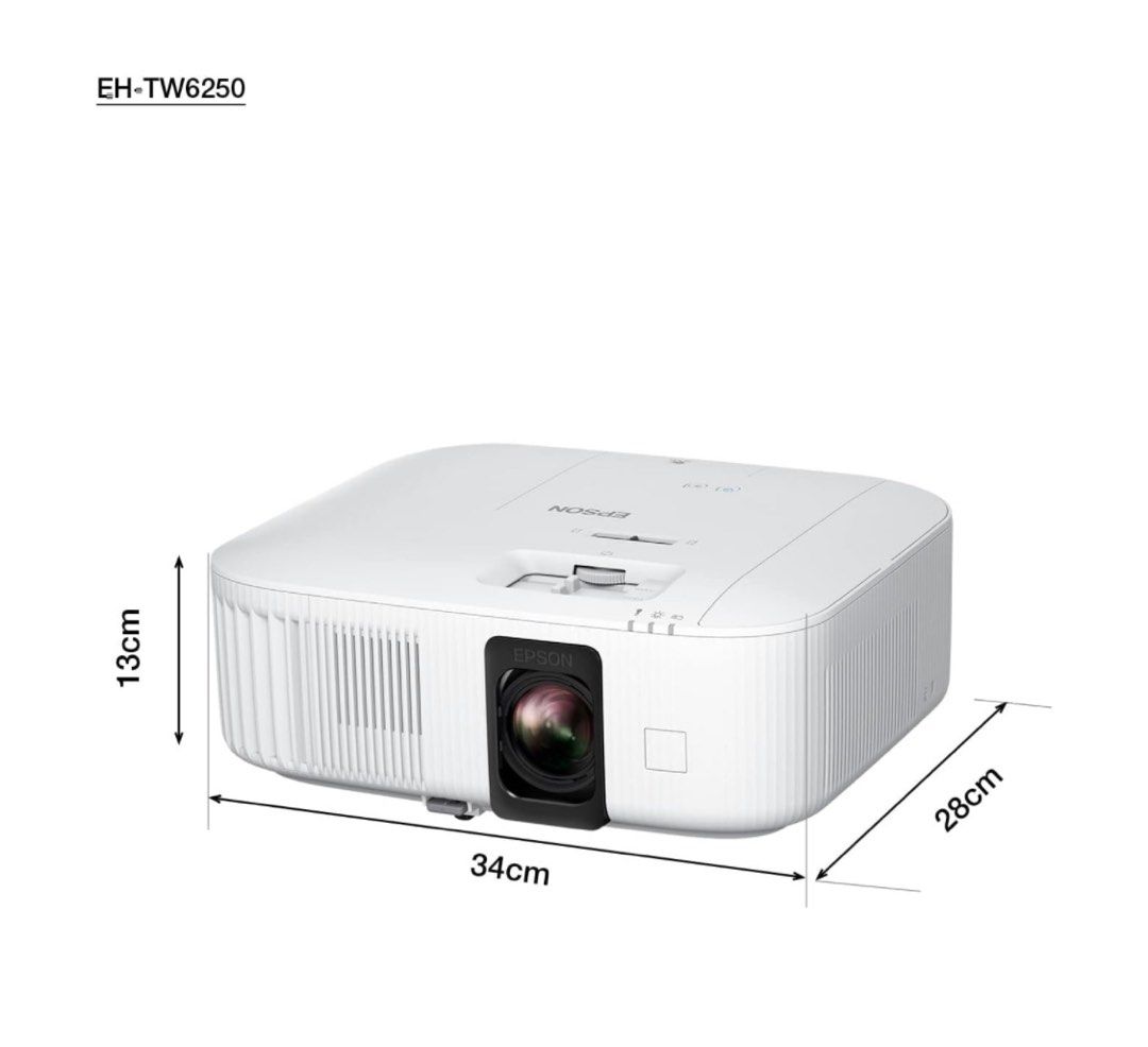 Epson Home Theatre EHTW6250 C/W FREE GOOGLE CHROMECAST 4K TV STICK, 4K