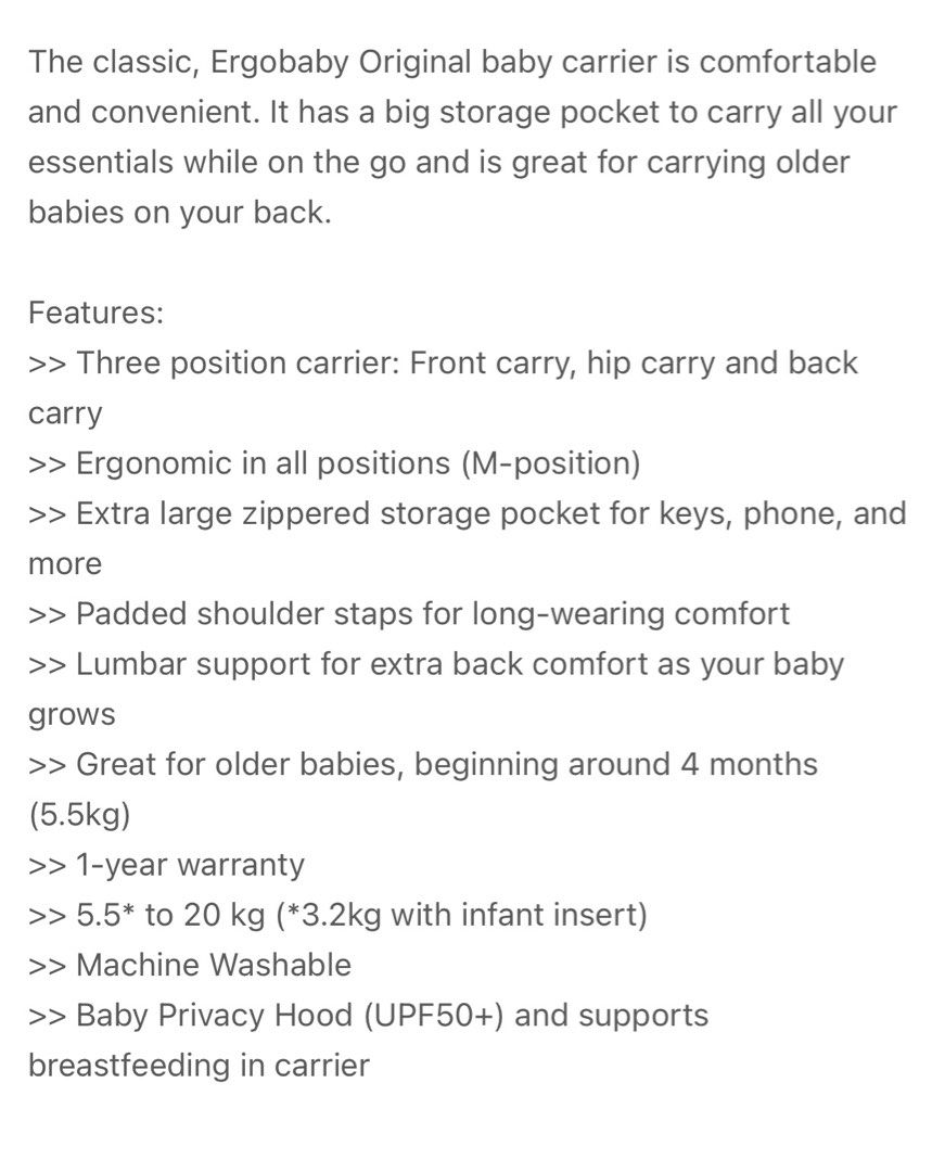 Ergobaby phone number top