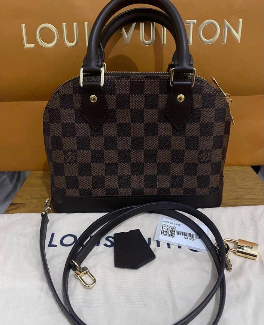 New LV alma PM monogram - db,lock,key,clochette,booklet,db kecil