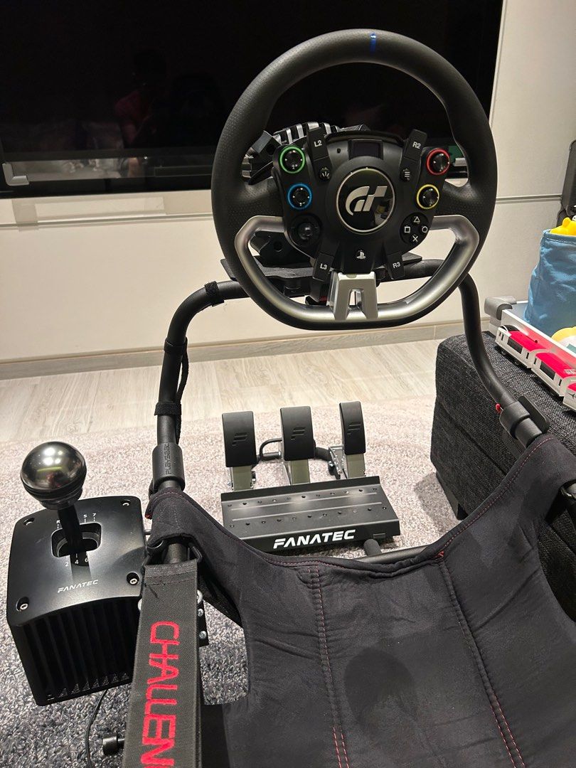 Fanatec DD Pro 8nm + Shifter + load cell kit + Playseat Challenge