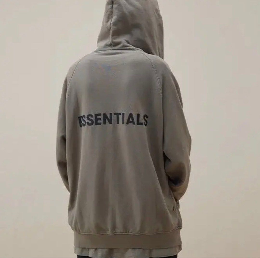 Fear of god essentials charcoal hoodie shop