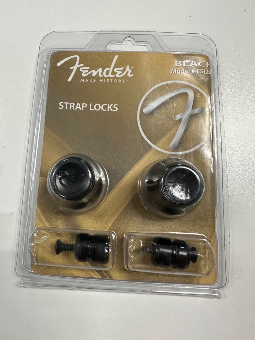 Fender Strap Lock, Hobbies & Toys, Music & Media, Musical Instruments