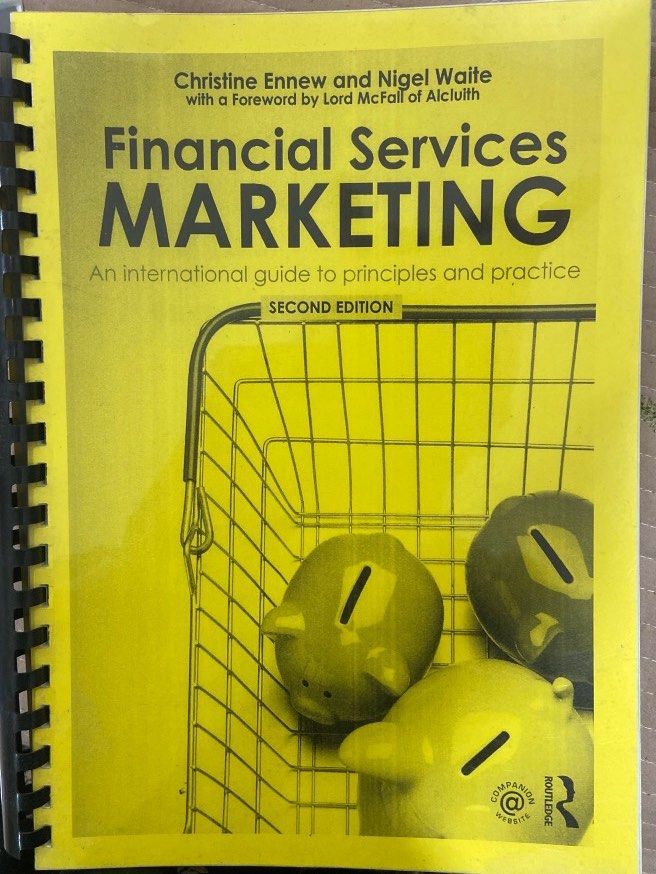 FINANCIAL SERVICES MARKETING, Hobbies & Toys, Books & Magazines