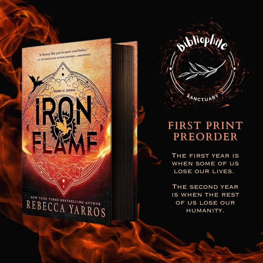 FIRST PRINT EDITION / Sprayed Edges] Iron Flame by Rebecca Yarros