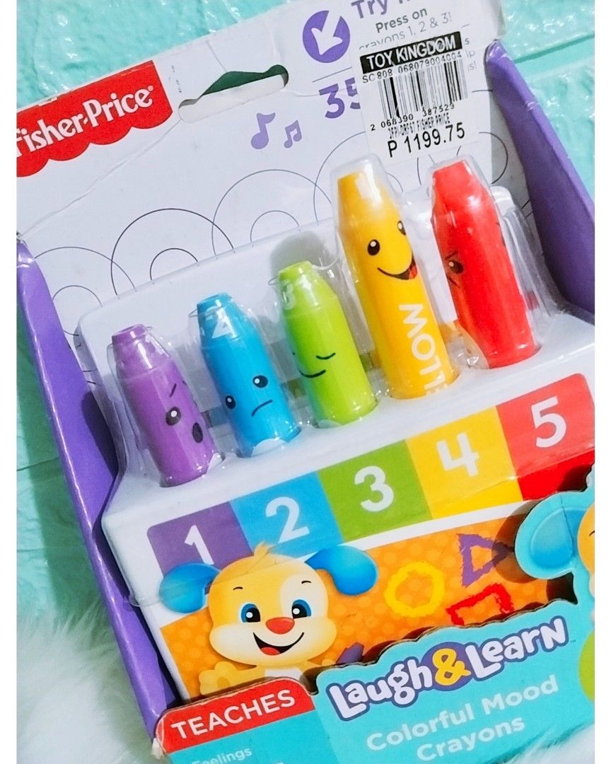 Fisher price store colorful mood crayons