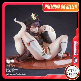 Genshin Impact | Hu Tao | NiPiPi Studio | 【FREE Shipping - PO】GK Figurine | GK Figure | GK Statue | Anime Resin Collectible | Anime Resin Collectable | Wall Art Decor | Portrait