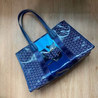 Goyard Villette Tote Bag MM Navy Blue