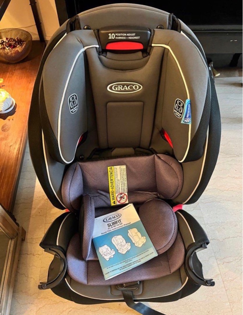 Graco SlimFit 3 in 1 Car Seat Rear and Front facing with Isofix, Babies