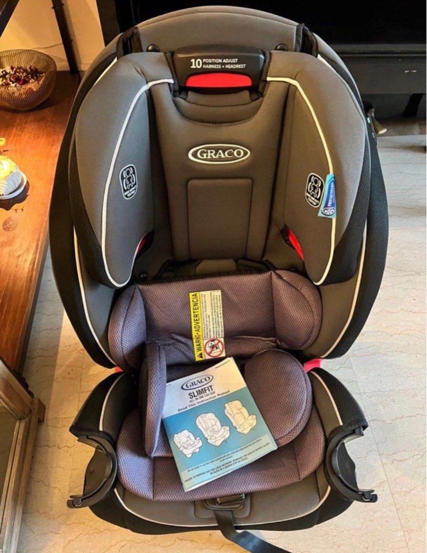 Graco SlimFit 3 in 1 Car Seat Rear and Front facing with Isofix, Babies