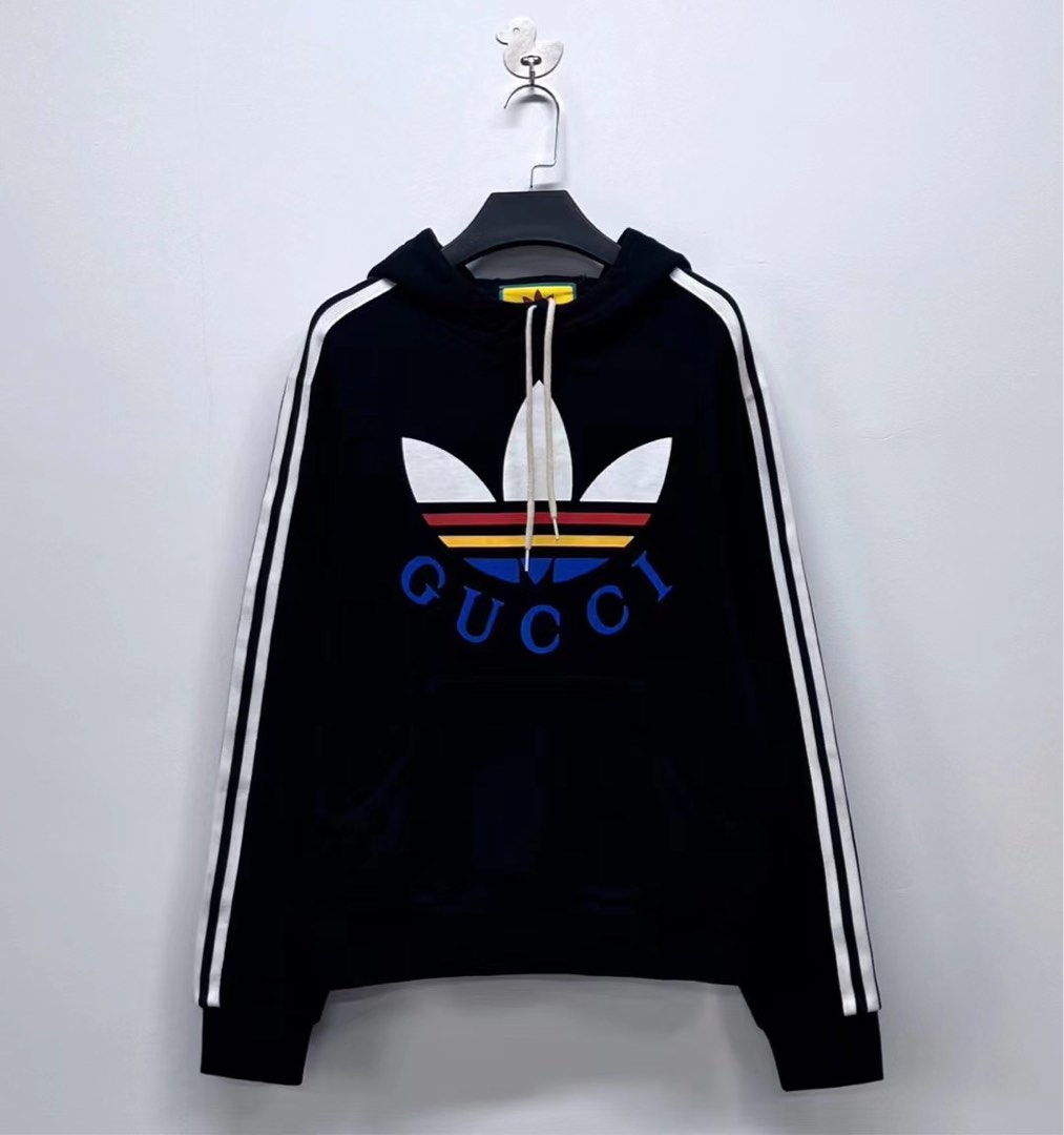 Adidas hoodie rainbow top