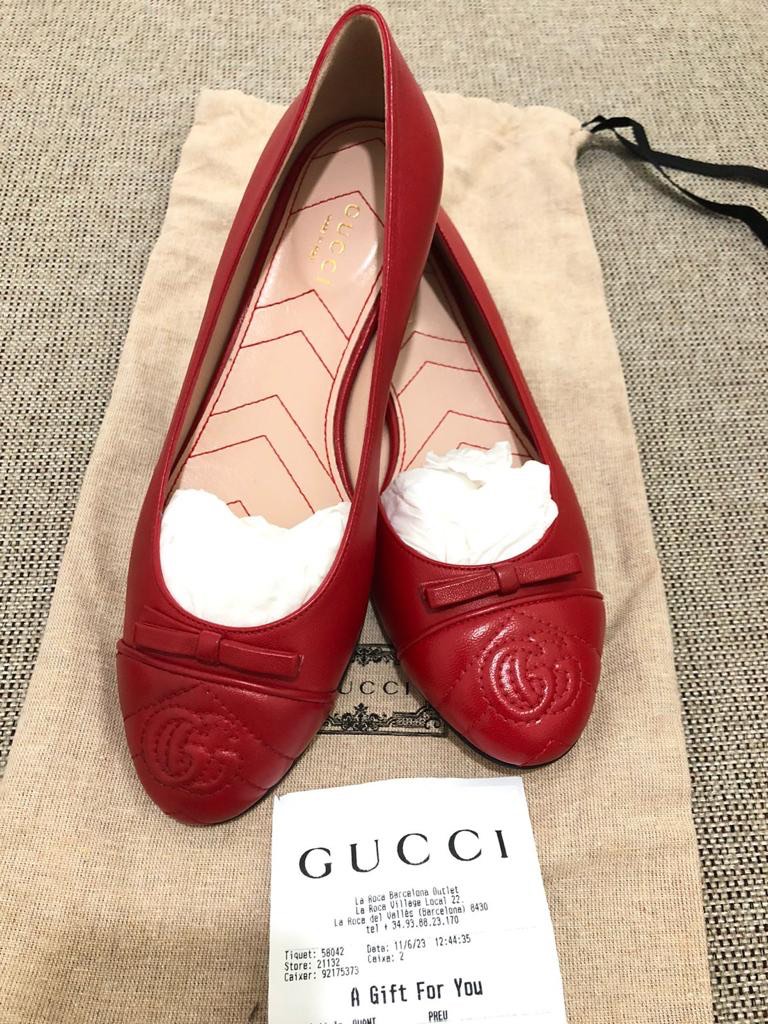 Gucci marmont clearance flat shoes