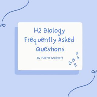 H2 A Level Biology Notes (Common Questions)