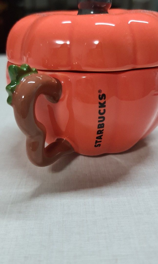 Starbucks 355ml/14oz Orange Rabbit Stainless Steel Cup with Strap