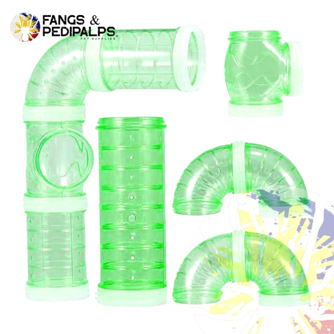 Image showcasing HAMSTER CAGE TUNNELS | HAMSTER TUBES (8 PANELS), Pet Supplies, Homes ...