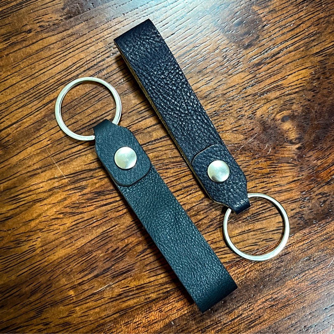 Real leather new arrivals keychain