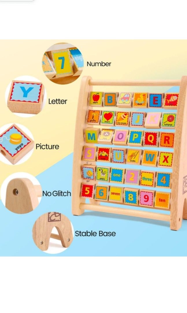 Hape 2024 alphabet abacus
