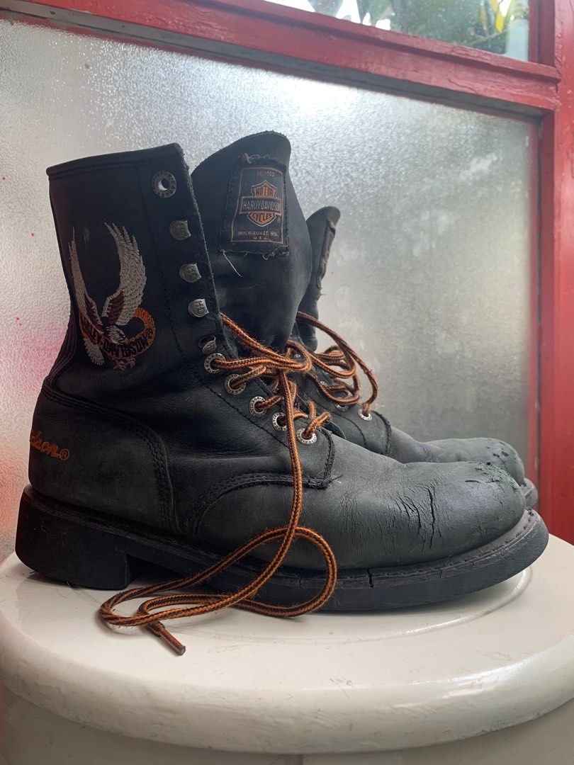 Harley Davidson High Boots Men s Fashion Footwear Boots on