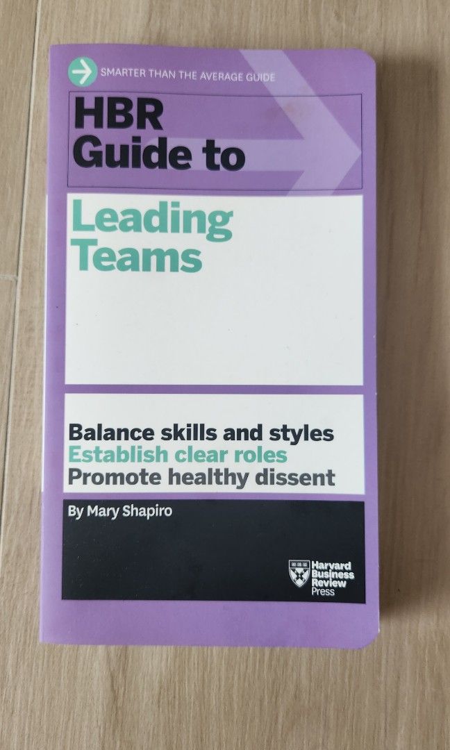 Harvard Business Review Guide - Leading Teams (MBA Management ...