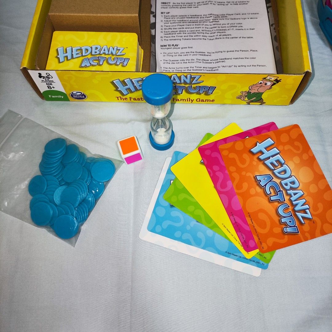 Hedbanz Act Up!, Hobbies & Toys, Toys & Games on Carousell