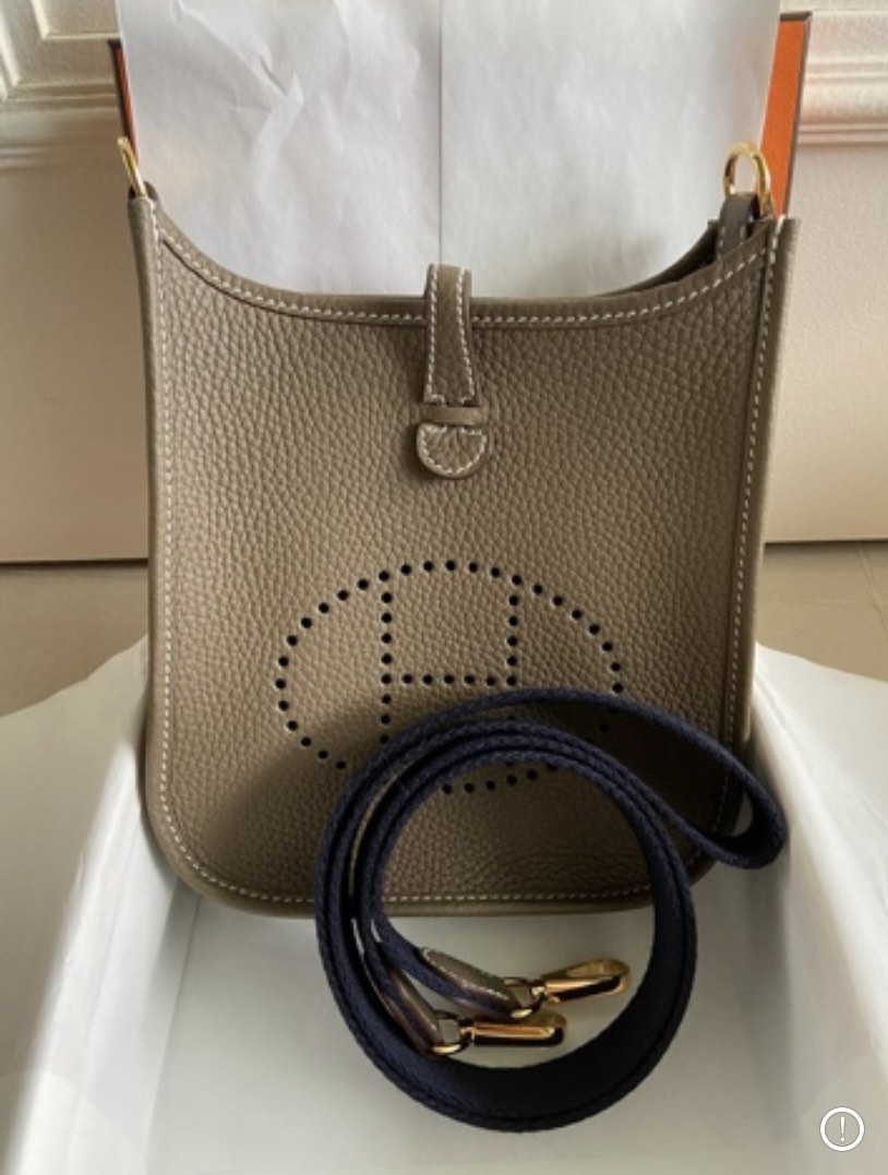 Brand NEW HERMES Evelyne 29 PM III etoupe gold hardware GHW, Luxury, Bags &  Wallets on Carousell