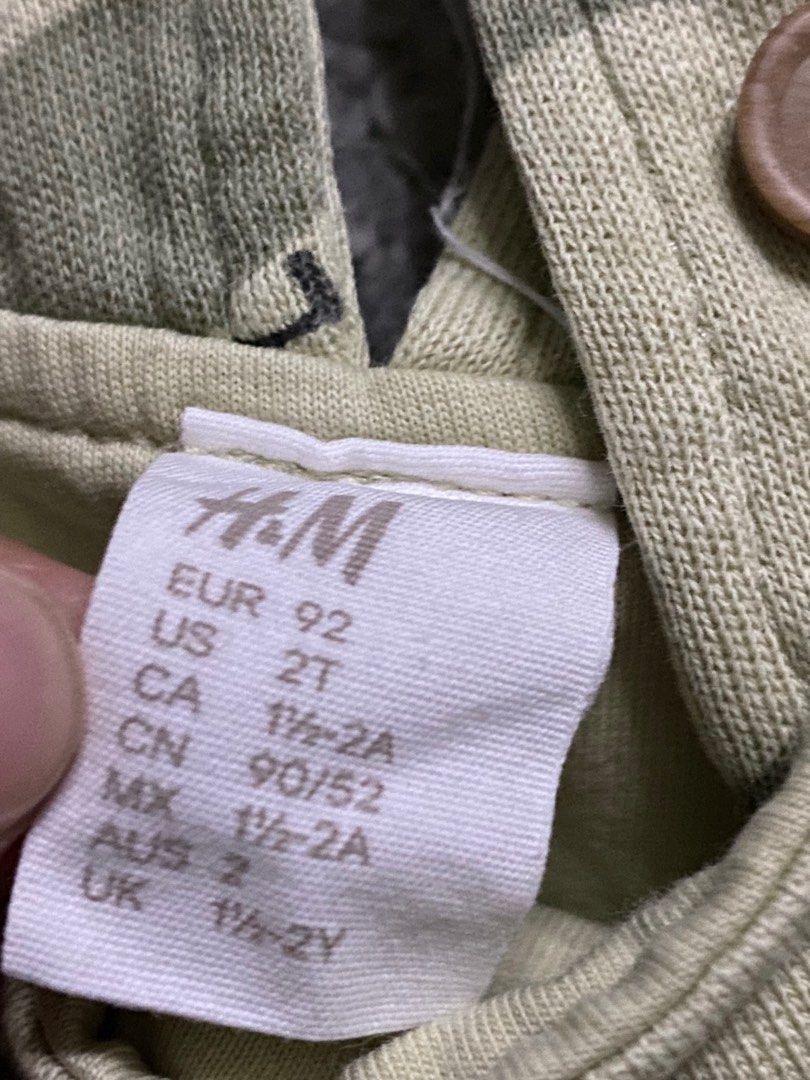 H&M Dungaree Overall 1824m, Babies & Kids, Babies & Kids Fashion on