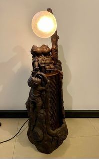 Home Decor Water Fountain w/ Lights Kids Playing sculpture 
220volts