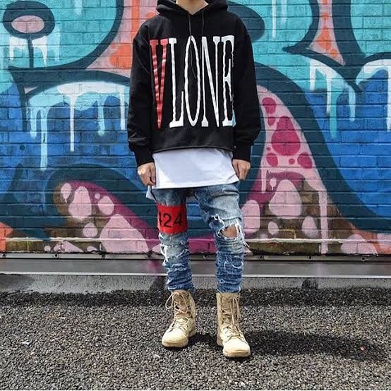 Vlone reversible new arrivals hoodie