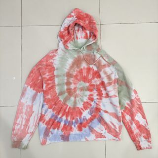 Hoodie tie dye oversized