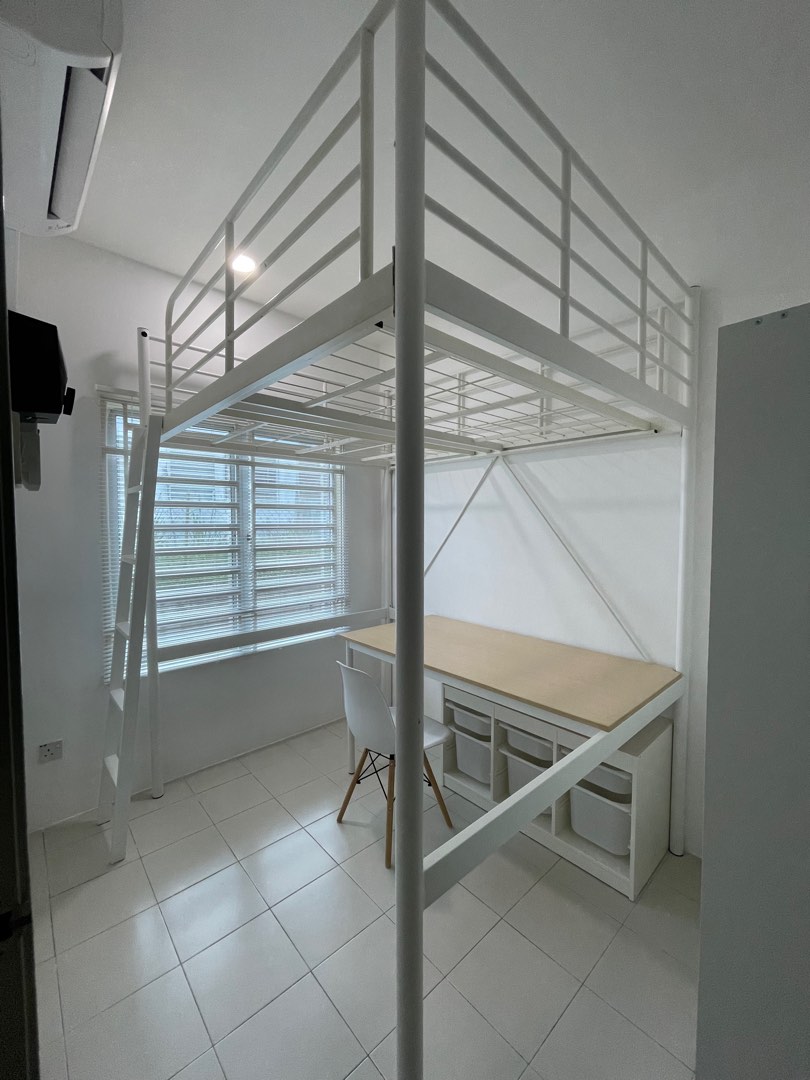 Ikea discontinued loft bed (queen size), Furniture & Home Living