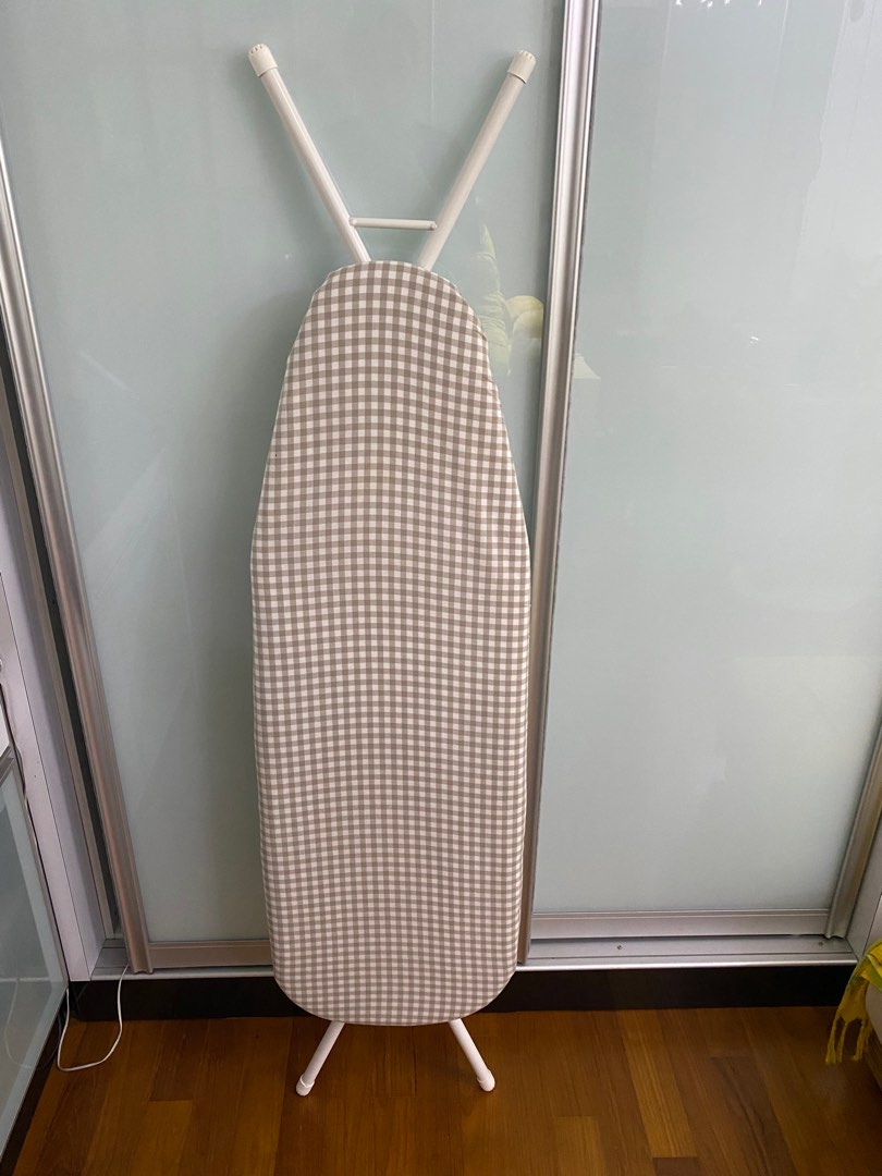 Ironing board + extra board cover (IKEA), Furniture & Home Living